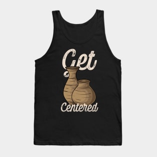 Pottery Stoneware T-Shirt | For Ceramicist and Sculptor Tank Top